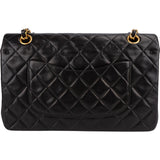Chanel Quilted Lambskin 24K Gold Medium Double Flap Shoulder Bag