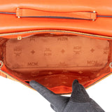 MCM Monogram Visetos Business Satchel Crossbody Handbag
