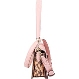 Coach Monogram Signature Canvas Leather Alie Shoulder Bag