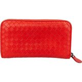 Bottega Veneta Intrecciato Leather Zip Around Wallet