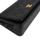 Chanel Quilted Lambskin 24K Gold Single Flap Crossbody Bag
