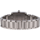 Cartier Silver Tone Tank Française 2384 Women Watch - vintageandkickz