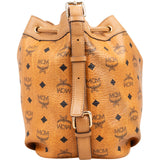 MCM Monogram Visetos Drawstring Bucket Crossbody Bag