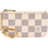 Louis Vuitton Monogram Damier Azur Canvas Cles Key Pouch