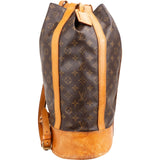 Louis Vuitton Monogram Canvas Randonnee GM Backpack Shoulder Bag