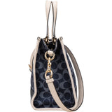 Coach Monogram Signature Chambray Denim Handbag
