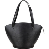 Louis Vuitton Noir Epi Leather Sac St. Jacques GM Shoulder Bag - vintageandkickz