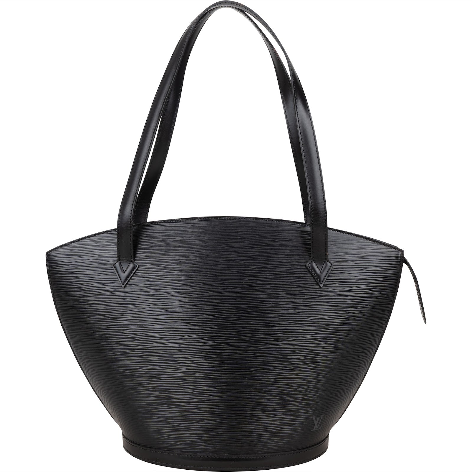 Louis Vuitton Noir Epi Leather Sac St. Jacques GM Shoulder Bag - vintageandkickz