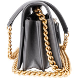 Chanel Quilted Caviar Leather Small Boy Mini Wallet On Chain Crossbody Bag