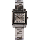 Fendi Silver Tone Classico Quadro Square 6000L Watch