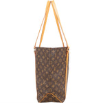 [🔄️B17 / F71] Louis Vuitton Monogram Canvas Sac Shopping Shoulder Bag xx eine Niete kleben - vintageandkickz