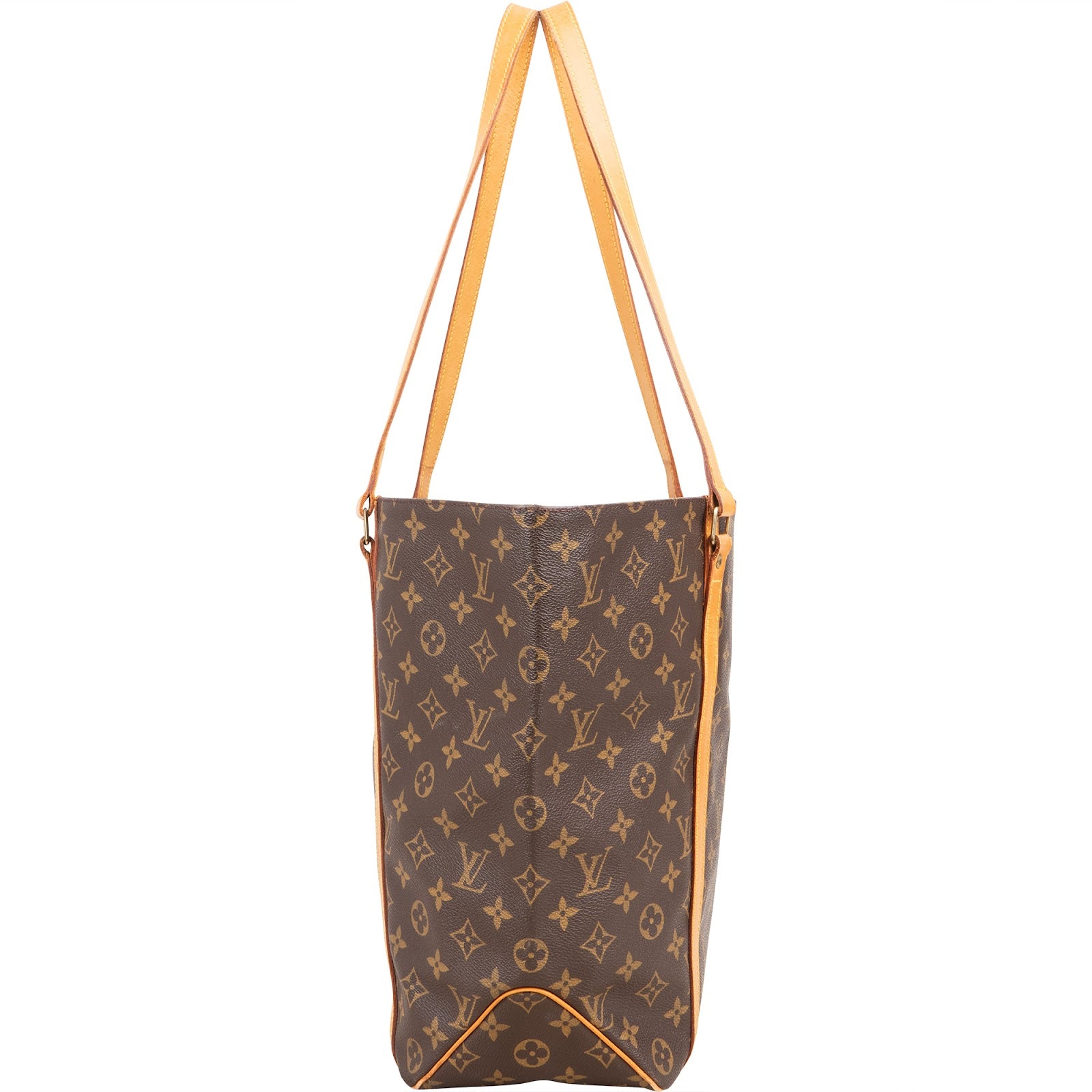 [🔄️B17 / F71] Louis Vuitton Monogram Canvas Sac Shopping Shoulder Bag xx eine Niete kleben - vintageandkickz