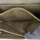 Louis Vuitton Olive Green Mahina Leather Amelia Wallet