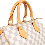 Louis Vuitton Monogram Damier Azur Speedy 25 Handbag