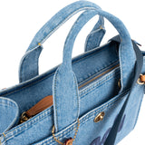 Coach Denim Cargo Tote Handbag