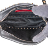Valentino Garavani Leather Rockstud Camera Crossbody Bag