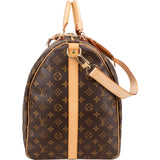 Louis Vuitton Monogram Canvas Keepall 60 Bandoulière Travel Bag