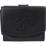Chanel Caviar Leather CC Bifold Wallet