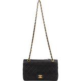 Chanel Quilted Lambskin 24K Gold Medium Double Flap Shoulder Bag