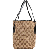 Gucci Monogram GG Canvas Patent Leather Charmy Shoulder Bag