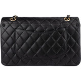 Chanel Quilted Lambskin Medium Double Flap Shoulder Bag