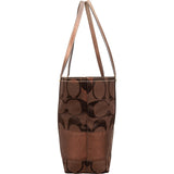 Coach Monogram Signature Jacquard Gallery Tote Shoulder Bag