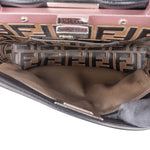 Fendi Black Leather Peekaboo Handbag - vintageandkickz