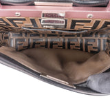 Fendi Black Leather Peekaboo Handbag - vintageandkickz