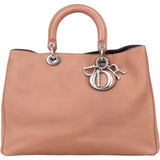 Christian Dior Calfskin Diorissimo Tote Handbag
