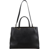 Fendi Black Leather 2Jours Handbag