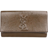 Yves Saint Laurent Crinkled Patent Leather Belle de Jour Clutch