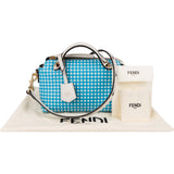 Fendi Gingham Checkered Monogram Mini By The Way Crossbody Bag