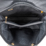 Gucci Suede Bamboo Handle Tote Handbag