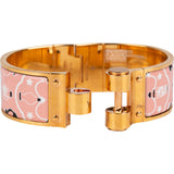 Hermès Clic Clac H Email Charniere Flacons Bandana L Candeur Bracelet