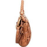 Miu Miu Vitello Quilted Leather City Handbag