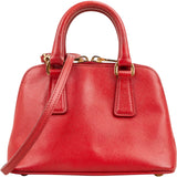 Prada Saffiano Leather Mini Promenade Crossbody Handbag
