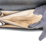 Gucci Grained Leather Crystal Dionysus Shoulder Bag