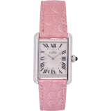 Cartier 925 Sterling Silver Must de Cartier Tank 2416 Watch