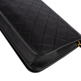 Chanel Quilted Lambskin 24K Gold Single Flap Shoulder Bag