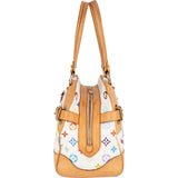 Louis Vuitton Monogram Canvas Murakami Multicolor Claudia Shoulder Bag - vintageandkickz