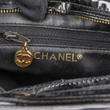 Chane Quilted Lambskin Mademoiselle Crossbody Bag