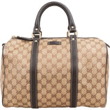 Gucci Monogram GG Coated Canvas Boston Handbag