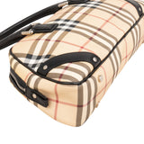 Burberry Nova-Check Monogram Boston Handbag