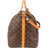 Louis Vuitton Monogram Canvas Keepall 60 Bandoulière Travel Bag