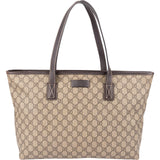Gucci Monogram GG Supreme Canvas Tote Shoulder Bag