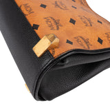 MCM Monogram Visetos Aren Top Handle Mini Handbag