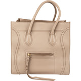 Céline Beige Grained Leather Phantom Handbag
