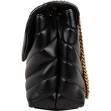 Saint Laurent Quilted Leather Small Loulou Crossbody Bag