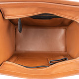 Céline Tricolor Leather Luggage Handbag