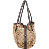 Gucci Monogram GG Canvas Abbey D-Ring Tote Shoulder Bag